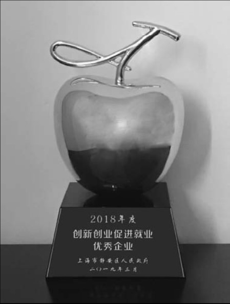 上海自仪有限公司喜获静安区 2018年度创新创业促进就业优秀企业实现新作为 开创新局面