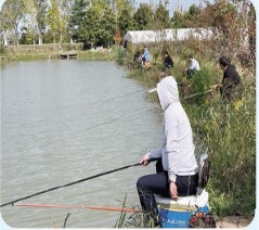 上海自动化仪表七厂工会利用双休日组织员工垂钓和扑克比赛