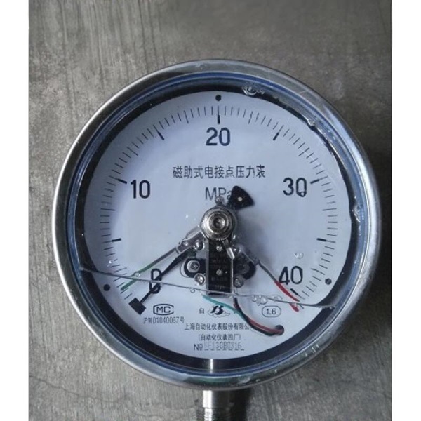 磁助电接点压力表